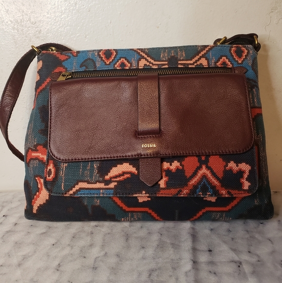 Fossil Handbags - Fossil Canvas Handbag